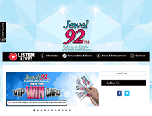Tablet Screenshot of jewel92.com
